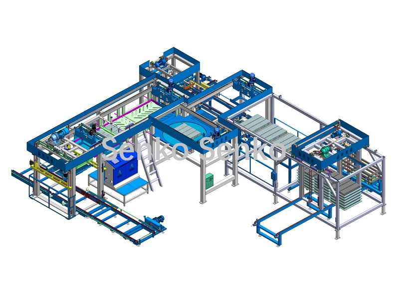 Automatic Offline Palletizing System In Block Making