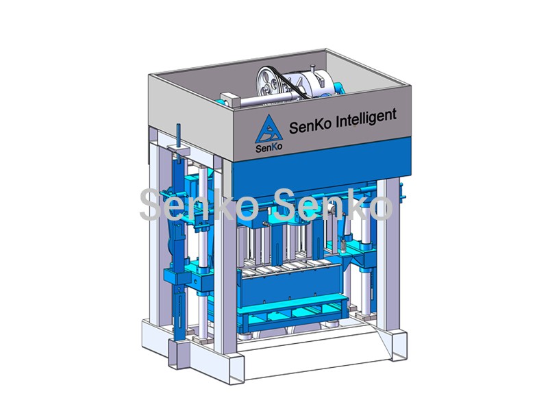 Máquina manual para formar ladrillos/bloques - Senko